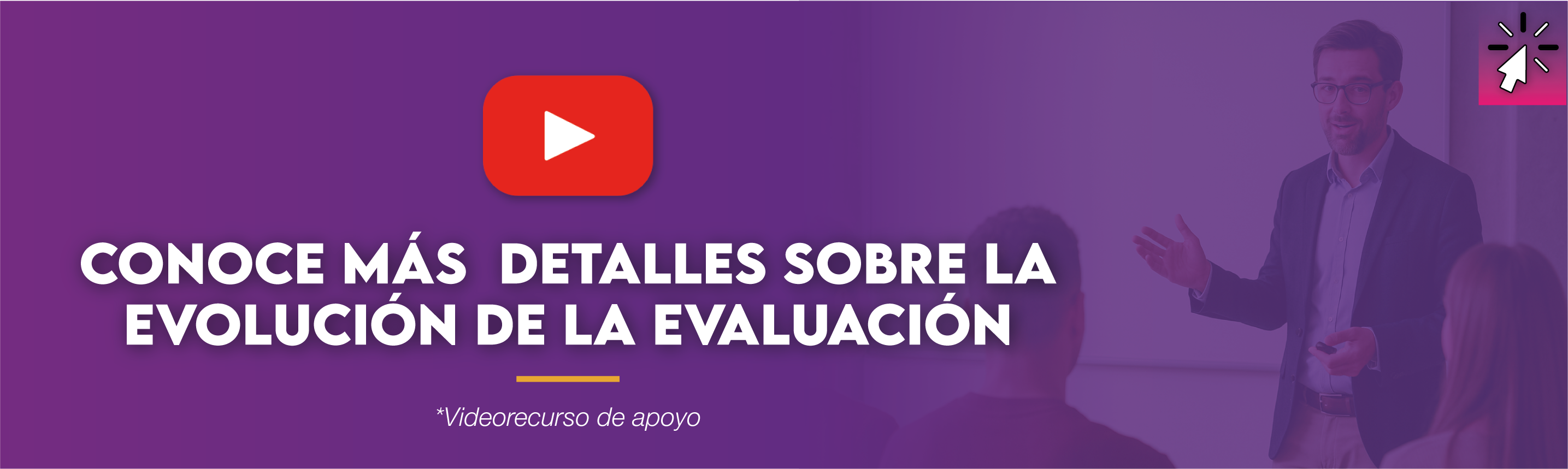 Banner evolución de la evaluación